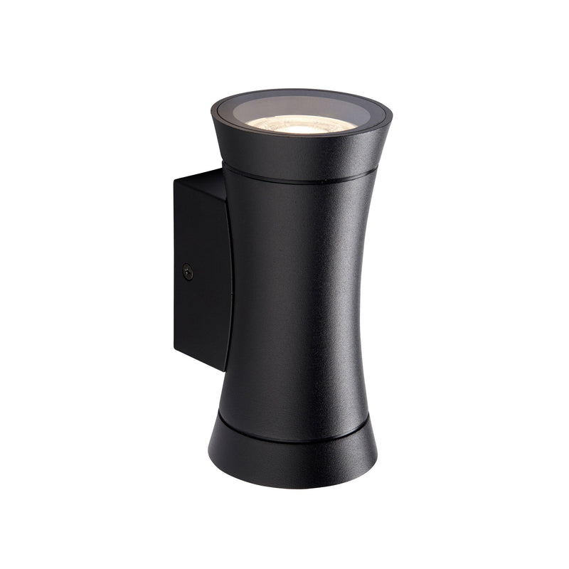 Camber Black Up & Down Outdoor Wall Light IP44 0W