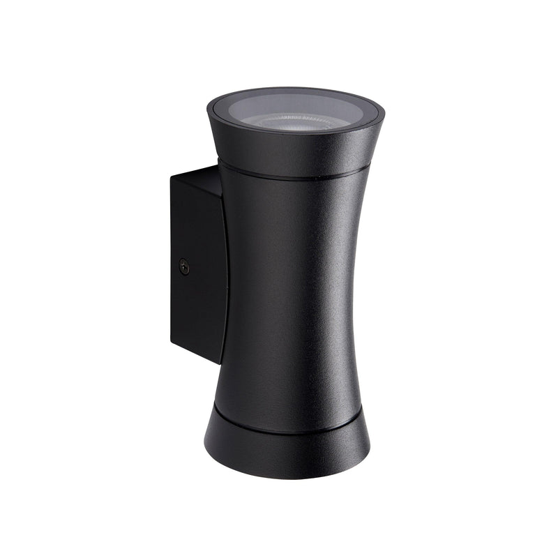 Camber Black Up & Down Outdoor Wall Light IP44 0W