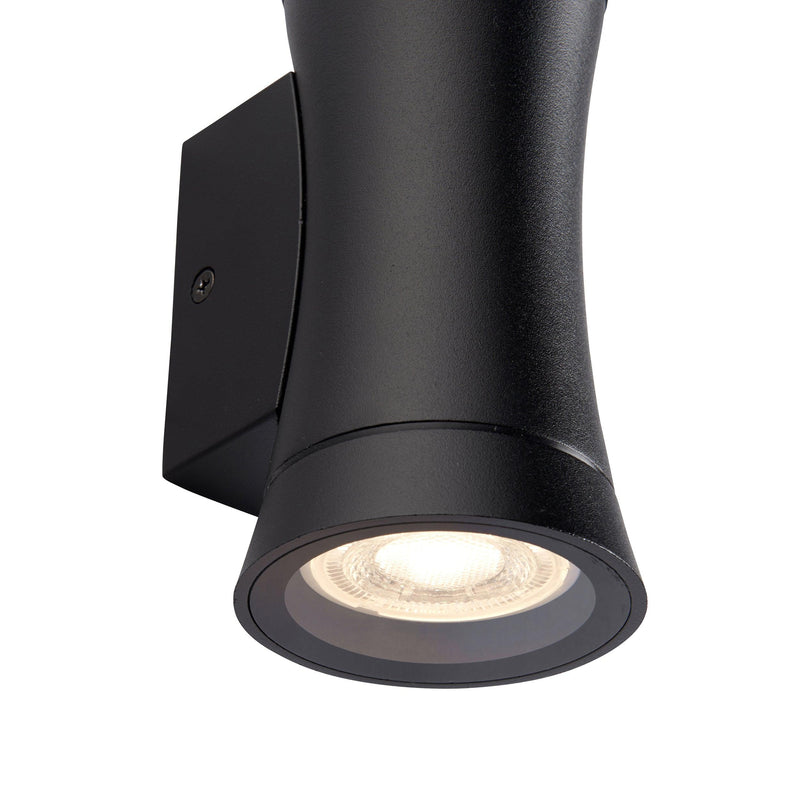 Camber Black Up & Down Outdoor Wall Light IP44 0W