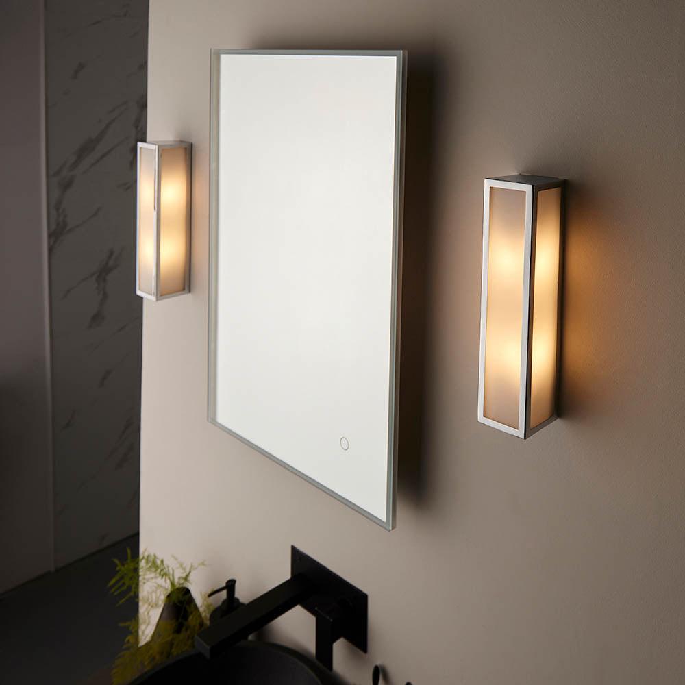 newham chrome finish bathroom wall light 3 by Endon Lighting Living Room  Unlit Shot