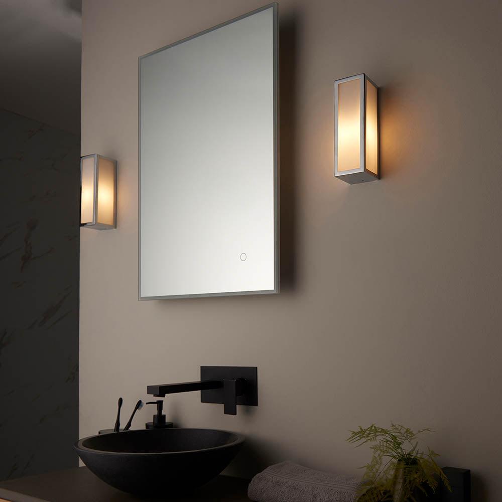 newham chrome finish bathroom wall light 1 by Endon Lighting Living Room  Unlit Shot