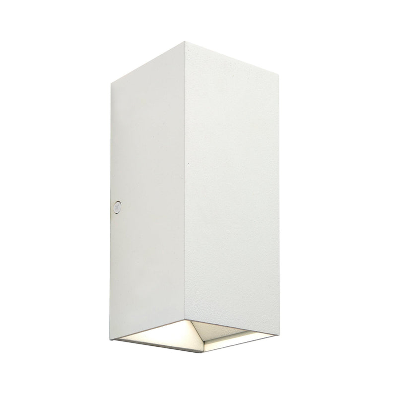 Glover CCT 2 Light White Outdoor Wall Light IP44 5.5W