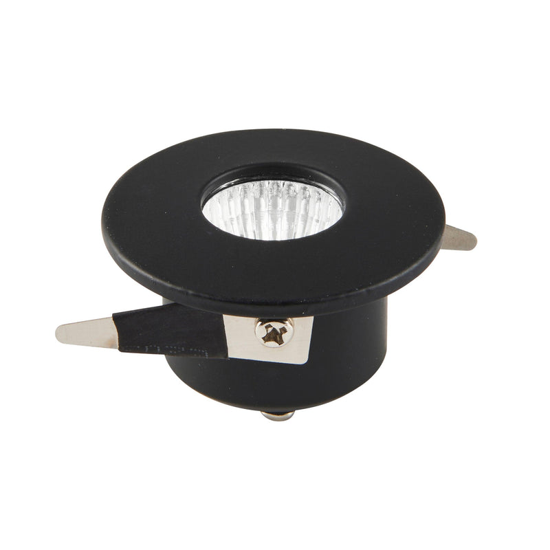 LALO Warm White Recessed Black LED Light IP44 4W