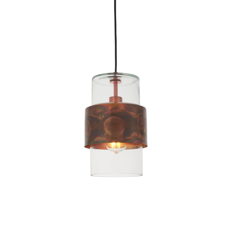 Vauxhall Modern Copper Patina Pendant Light-Ceiling Pendant Lights-Living Lights-1-Tiffany Lighting Direct