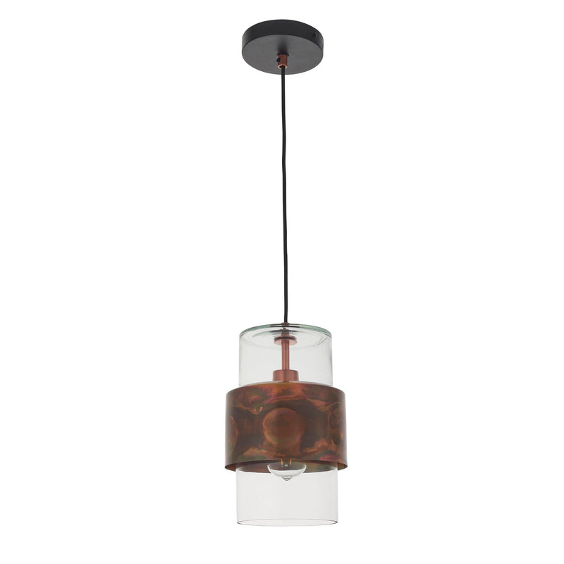 Vauxhall Modern Copper Patina Pendant Light-Ceiling Pendant Lights-Living Lights-9-Tiffany Lighting Direct