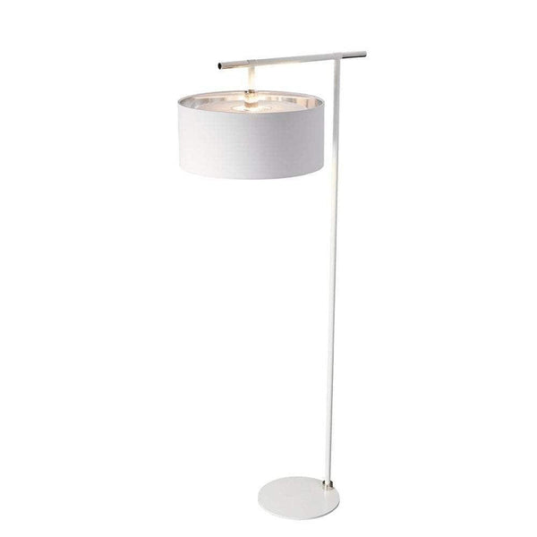 Buy Elstead Balance White Nickel Floor Lamp Tiffany Lighting