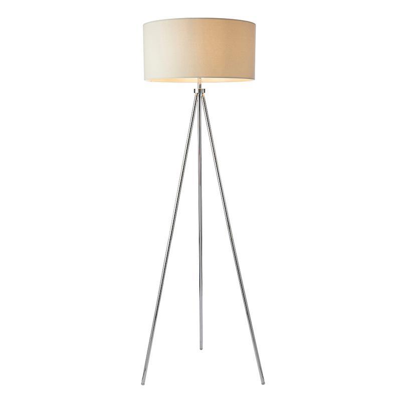 Tri 1lt Chrome Floor Lamp by Endon Lighting