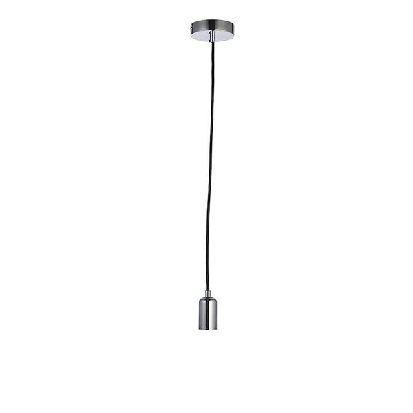 Studio 1lt Chrome Ceiling Pendant Light by Endon Lighting