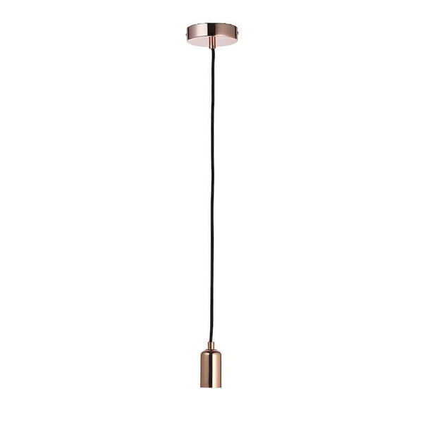 Studio 1lt CopperCeiling Pendant Light by Endon Lighting