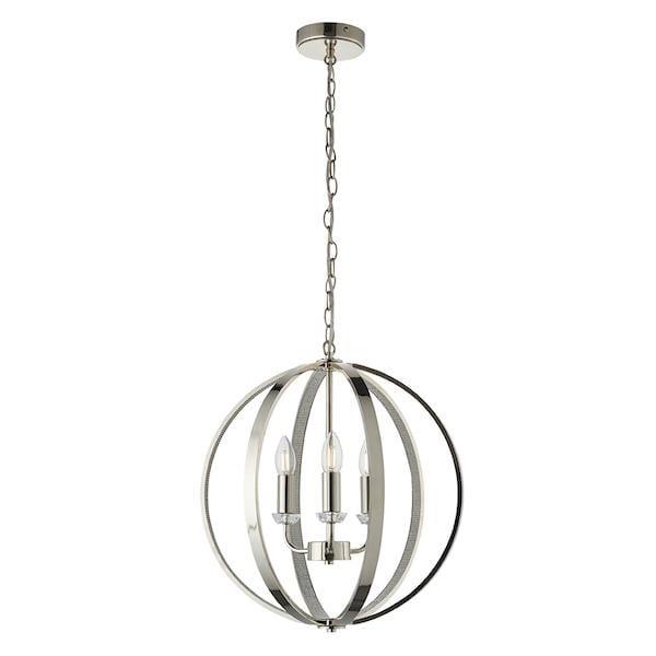 Ritz 3lt Ceiling Pendant Light by Endon Lighting