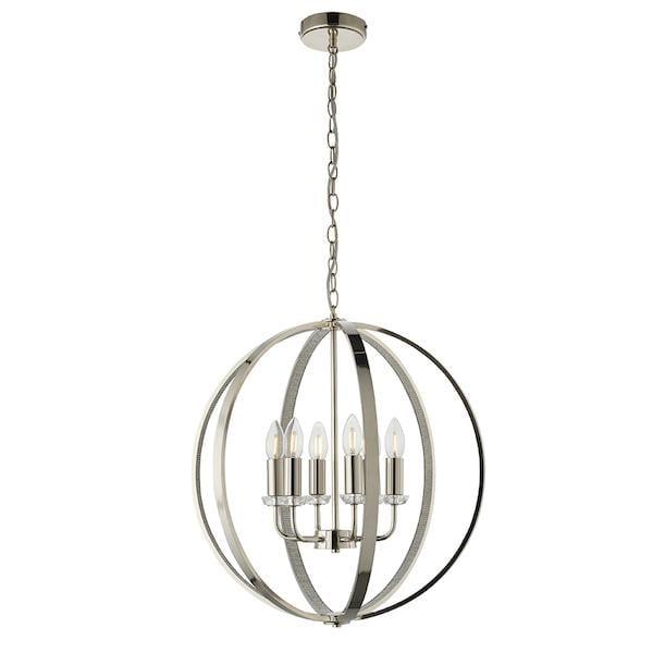 Ritz 6lt Ceiling Pendant Light by Endon Lighting