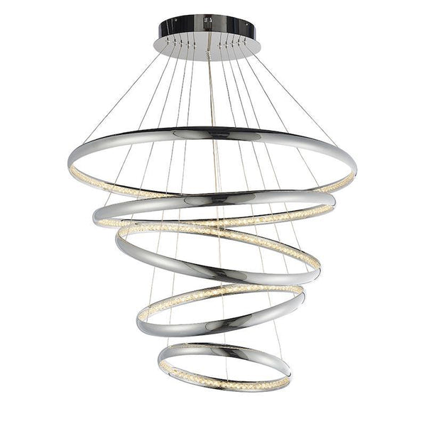 Ozias 1lt Large Ceiling Pendant Light by Endon Lighting