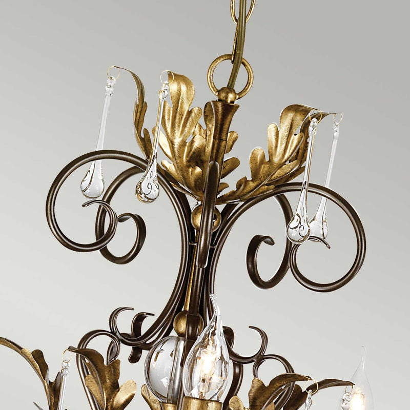 Elstead Amarilli Bronze 15 Light Chandelier-Elstead Lighting-4-Tiffany Lighting Direct