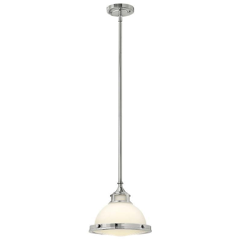 Art Deco Ceiling Lights - Hinkley Amelia Chrome Finish Small Pendant Ceiling Light HK/AMELIA/P/S CM