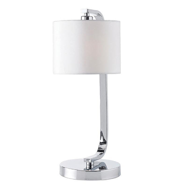 White chrome table deals lamp