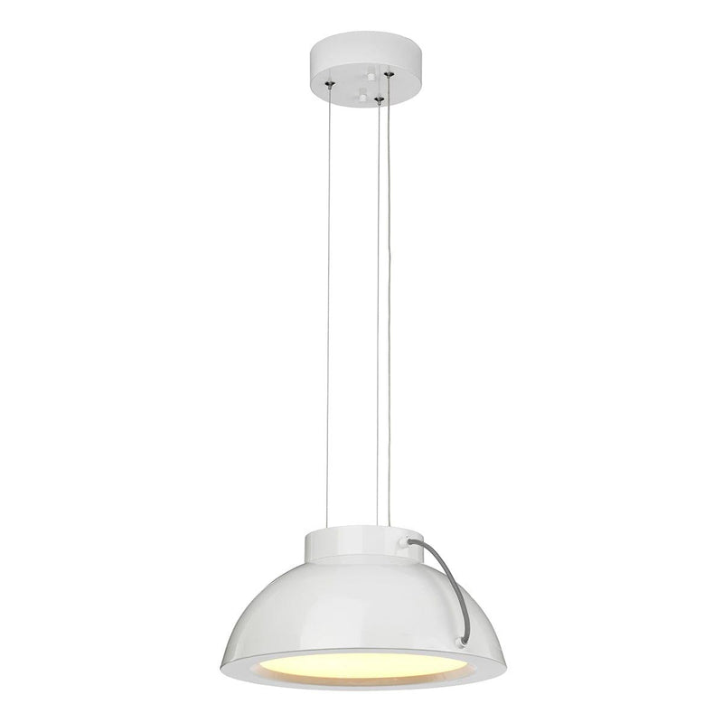 Elstead Europa 1 Light Medium LED Ceiling Pendant Light-Ceiling Pendant Lights-Elstead Lighting-1-Tiffany Lighting Direct