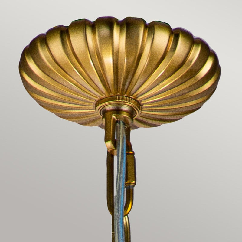 Feiss Adams 4 Light Pendant Chandelier - Brushed Bronze-Ceiling Pendant Lights-Elstead Lighting-2-Tiffany Lighting Direct