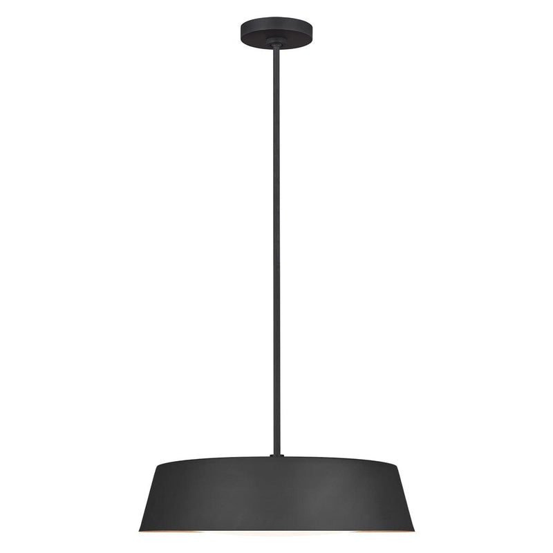 Feiss Asher 5 Light Black Pendant Ceiling Light-Ceiling Pendant Lights-Elstead Lighting-1-Tiffany Lighting Direct