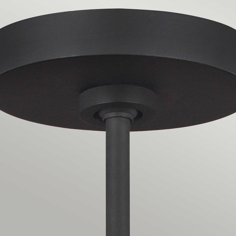 Feiss Asher 5 Light Black Pendant Ceiling Light-Ceiling Pendant Lights-Elstead Lighting-2-Tiffany Lighting Direct