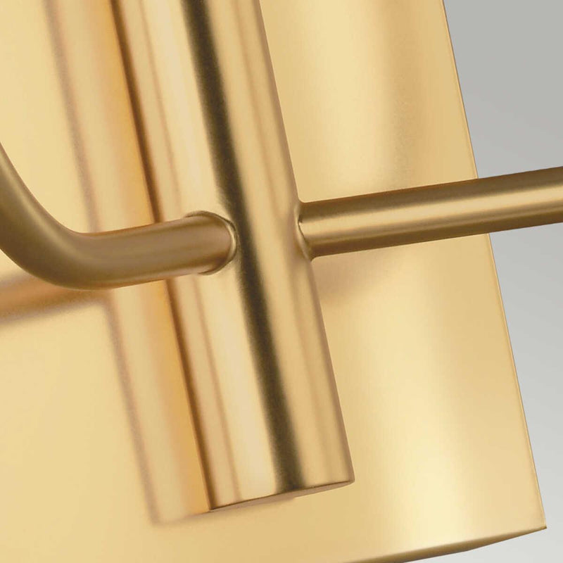 Feiss Brianna 2 Light Brass Wall Light FE-BRIANNA2-BB,Elstead Lighting, fitting close up