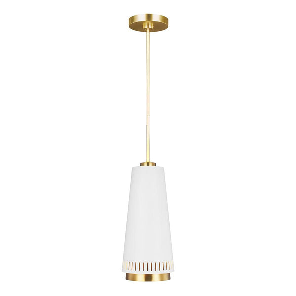 Feiss Carter 1 Light Style A Matte White Ceiling Pendant-Ceiling Pendant Lights-Elstead Lighting-1-Tiffany Lighting Direct