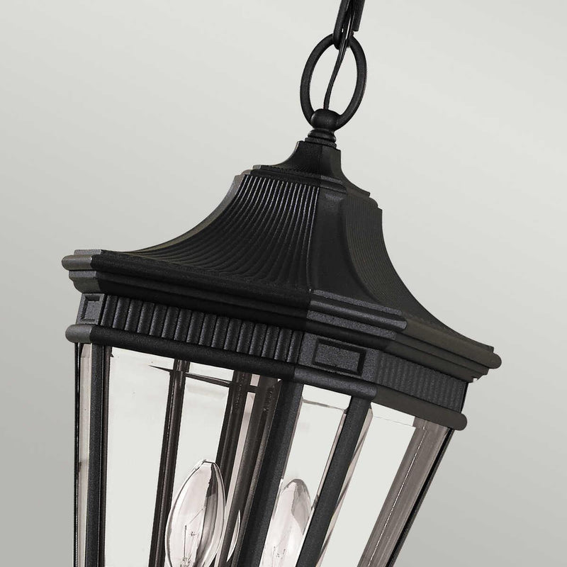 Feiss Cotswold Lane Black Medium Outdoor Pendant Light