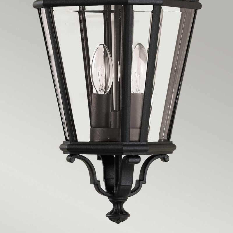 Feiss Cotswold Lane Black Medium Outdoor Pendant Light