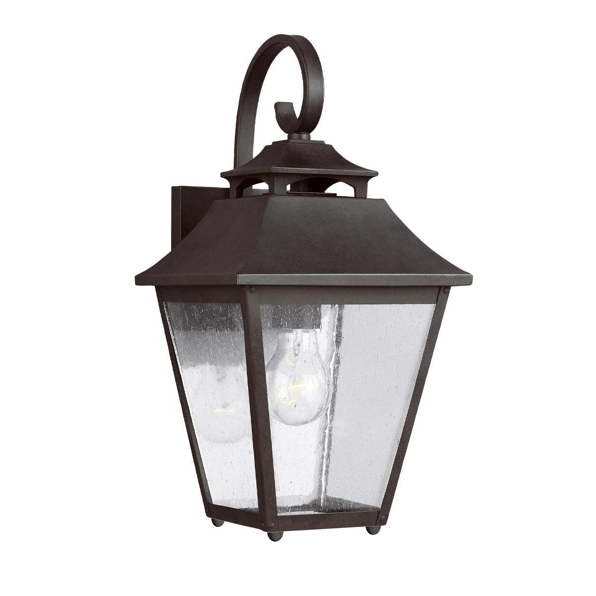 feiss galena 1 light medium outdoor wall lantern