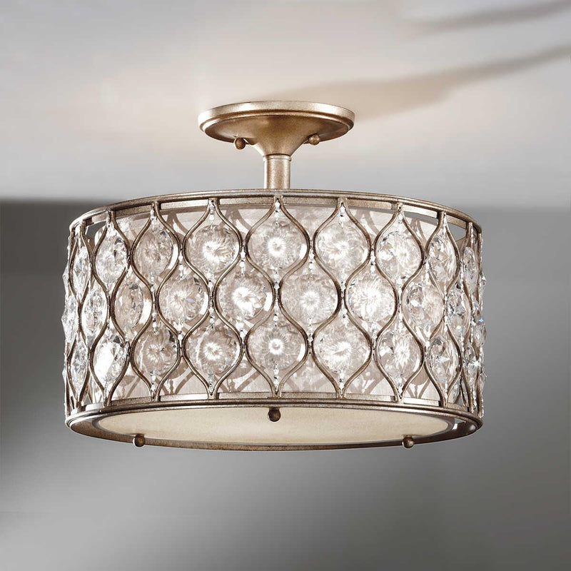 Traditional Flush & Semi Flush Ceiling Lights - Feiss Lucia Semi-Flush Ceiling Light FE/LUCIA/SF