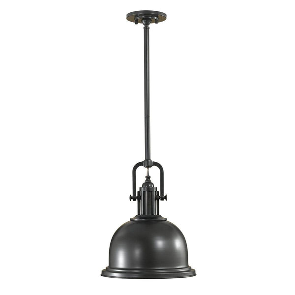 Feiss Parker 1 Light Pendant Bronze Ceiling Light-Ceiling Pendant Lights-Elstead Lighting-1-Tiffany Lighting Direct