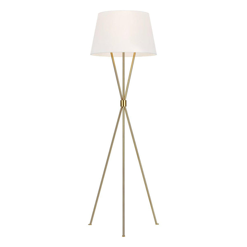 Feiss Penny 1 Light Brass Floor Lamp - Elstead Lighting by Elstead Lighting 1