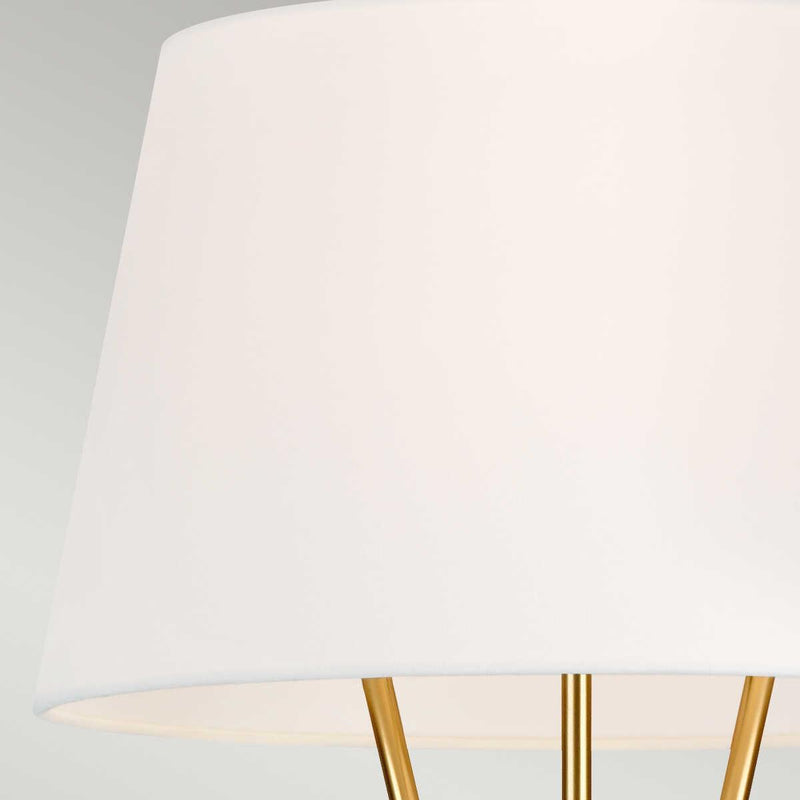 Feiss Penny 1 Light Brass Floor Lamp - Elstead Lighting by Elstead Lighting 2