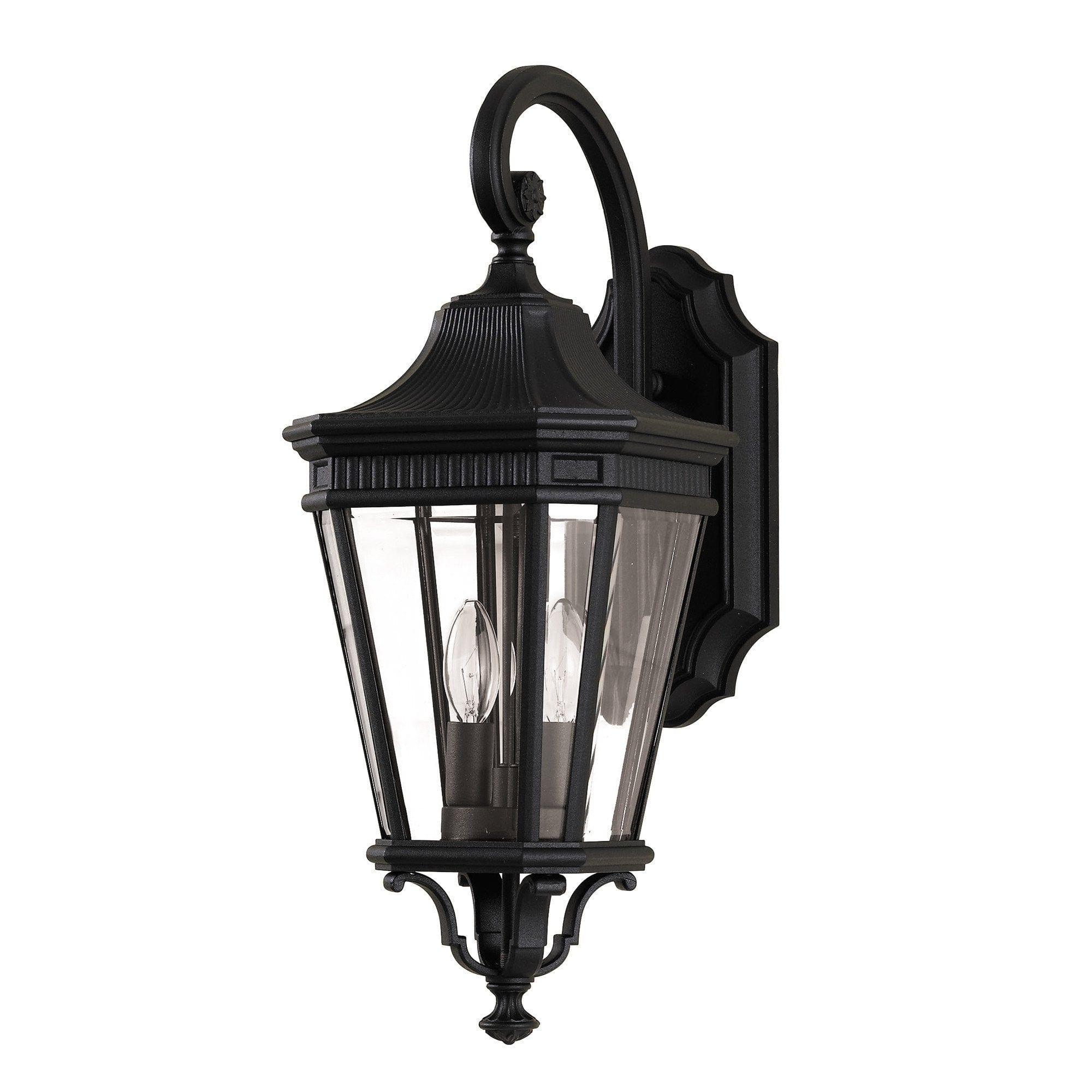 Elstead Cotswold Lane Black Outdoor Medium Wall Lantern