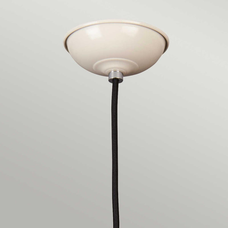 Elstead Lighting Franklin 1 Light Cream Ceiling Pendant Light-Ceiling Pendant Lights-Elstead Lighting-2-Tiffany Lighting Direct