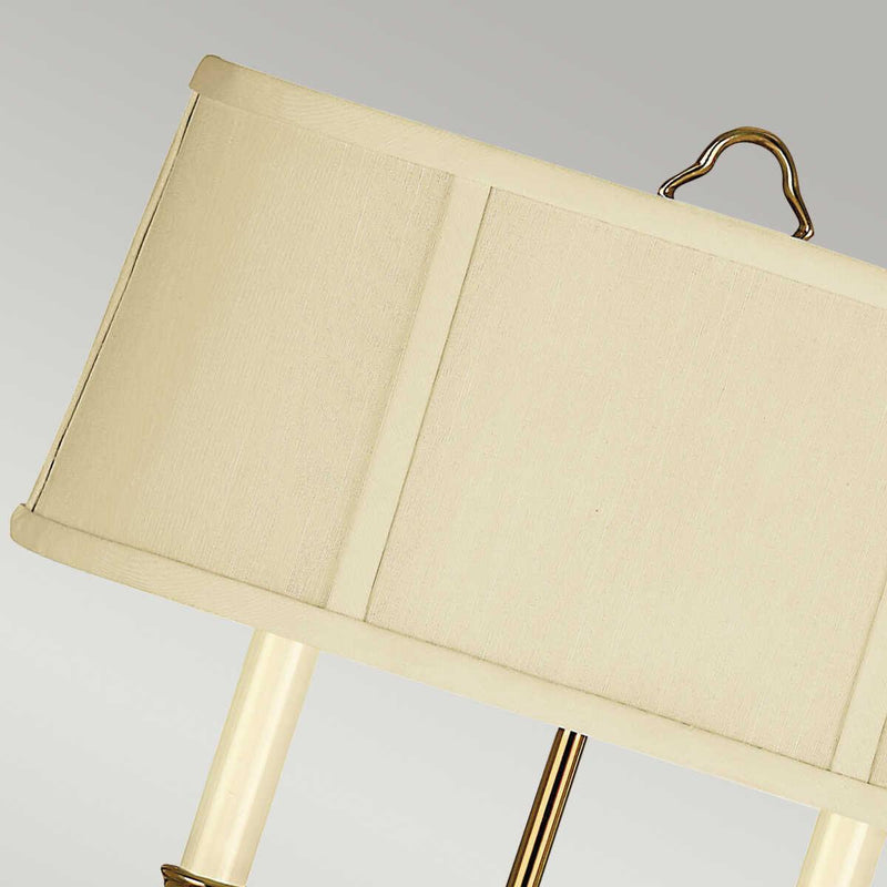 Hinkley Cambridge 2 Light Brass Wall Light HK-CAMBRIDGE2-B,Elstead Lighting, close up fitting