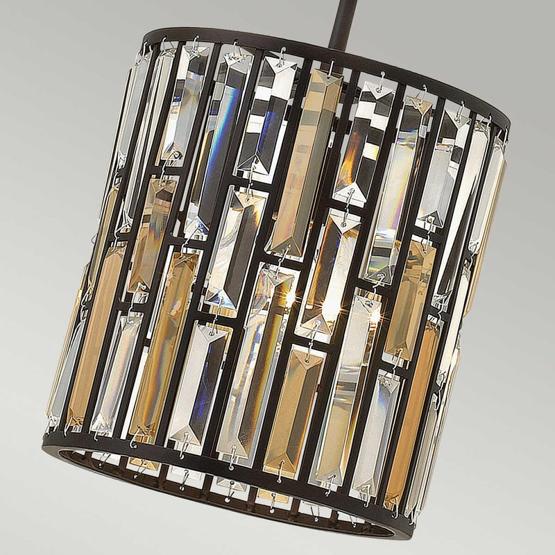 Hinkley Gemma Mini Zinc Pendant Ceiling Light-Ceiling Pendant Lights-Elstead Lighting-6-Tiffany Lighting Direct