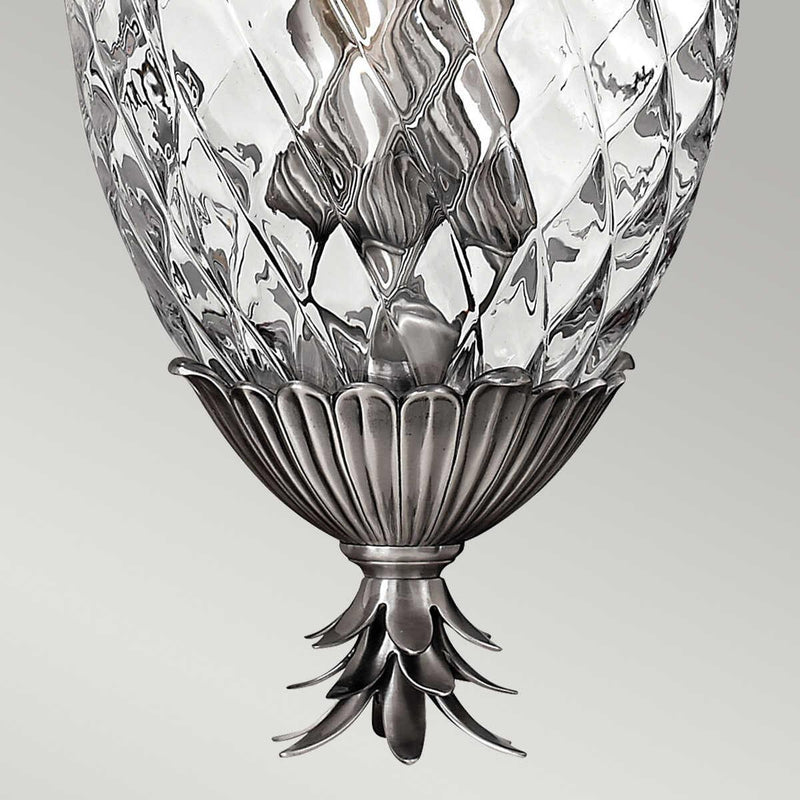 Hinkley Plantation Nickel 4 Light Ceiling Lantern-Ceiling Pendant Lights-Elstead Lighting-8-Tiffany Lighting Direct