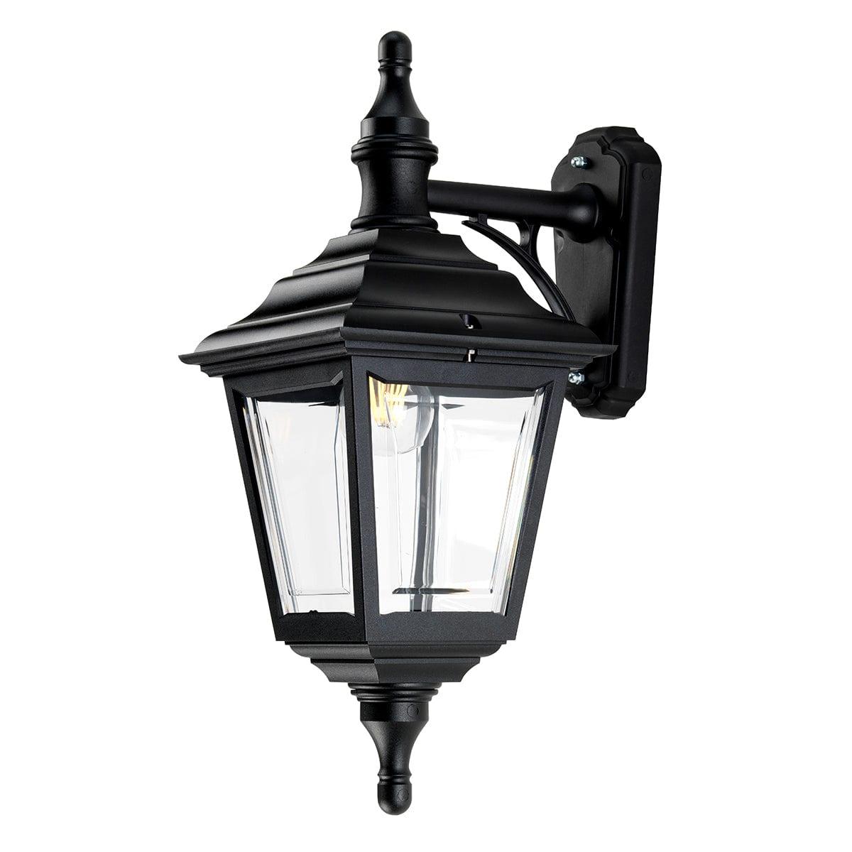 elstead lighting kerry 1 light black outdoor wall lantern