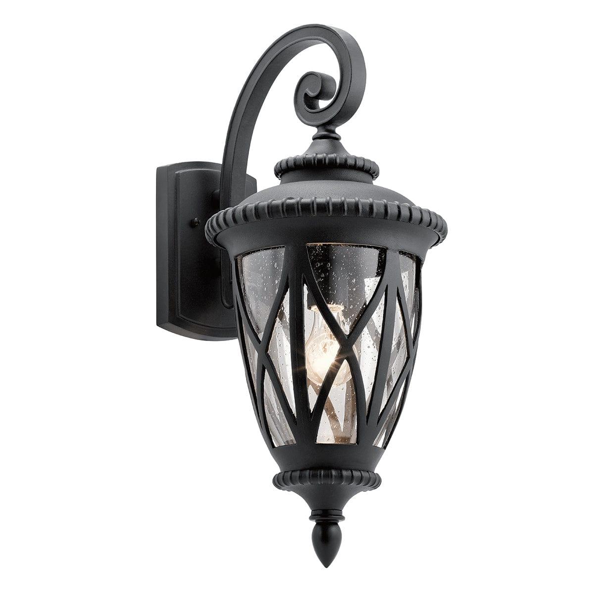 kichler admirals cove light large black outdoor wall lantern