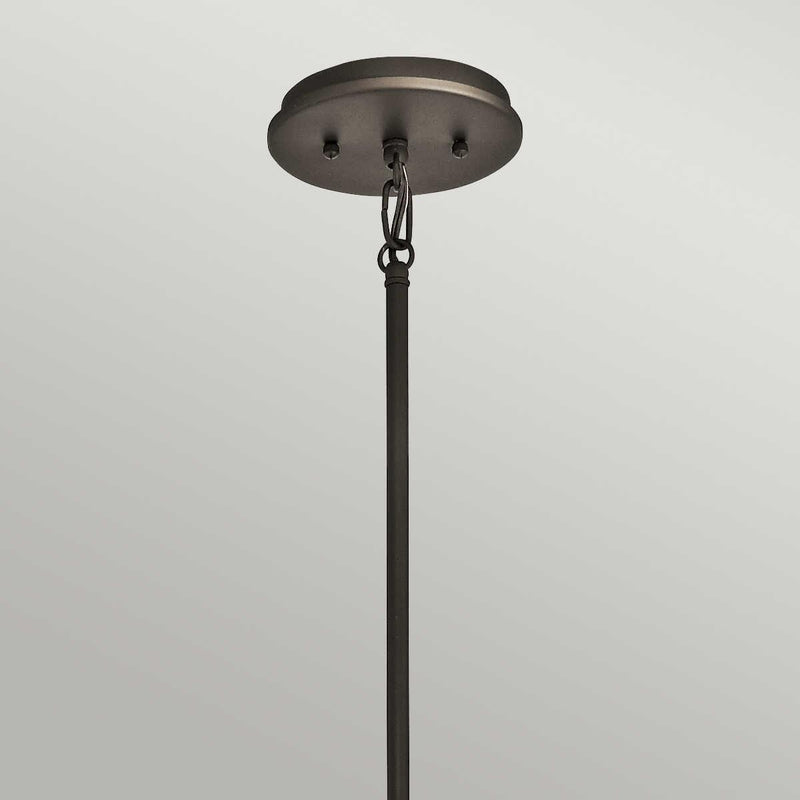 Kichler Emory 4 Light Bronze Semi Flush Chandelier-Ceiling Pendant Lights-Elstead Lighting-2-Tiffany Lighting Direct