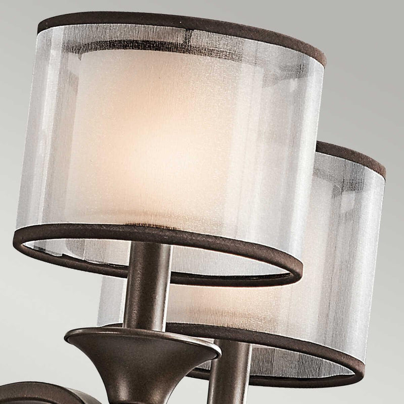 Kichler Lacey Mission Bronze Finish 5 Light Chandelier-Elstead Lighting-7-Tiffany Lighting Direct