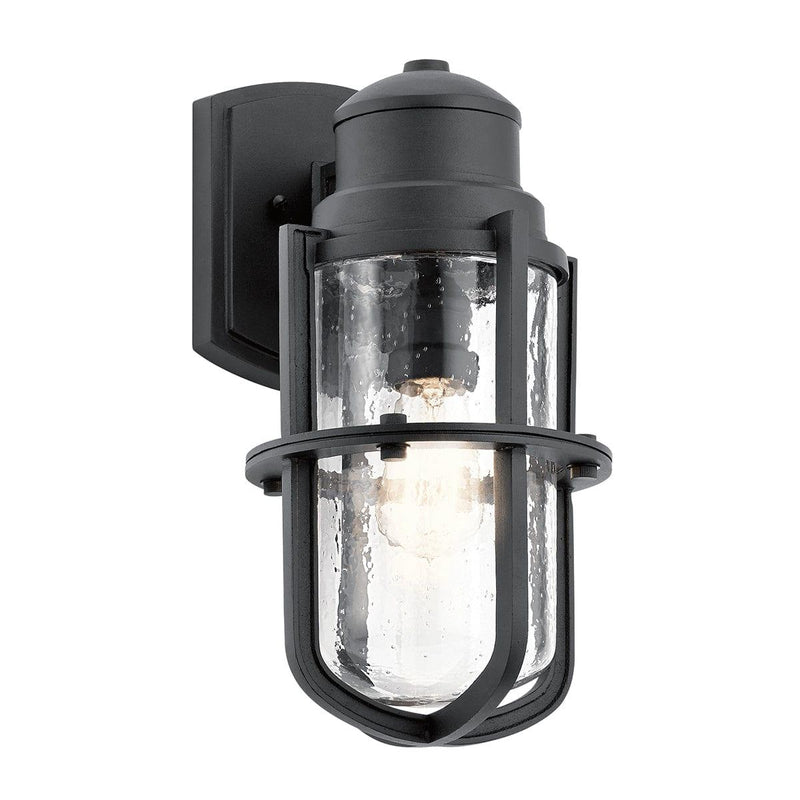 Kichler Suri 1 Light Medium Black Outdoor Wall Light