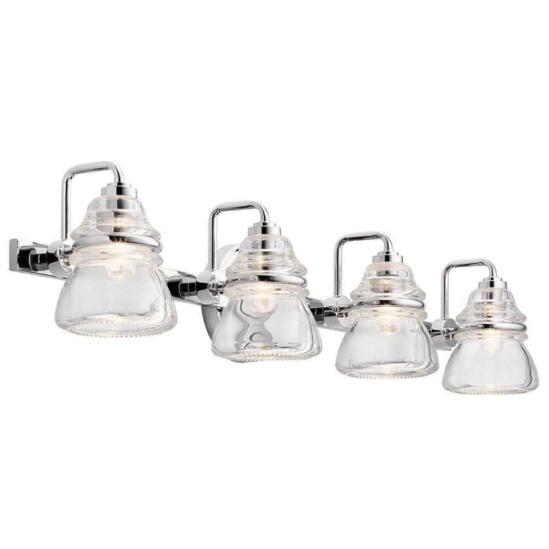 Kichler Talland 4 Light Chrome Bathroom Wall Light