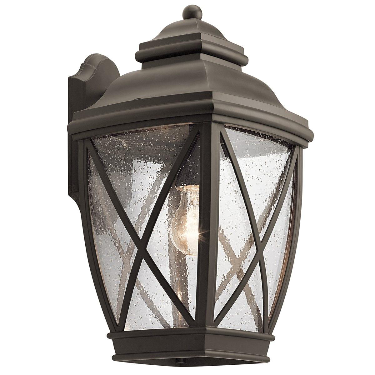 Kichler Tangier Large Bronze Outdoor Wall Lantern KL-TANGIER2-L 1