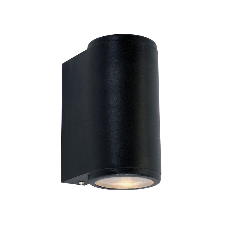 Norlys Mandal 2 Light Up/Down Black Outdoor Wall Light