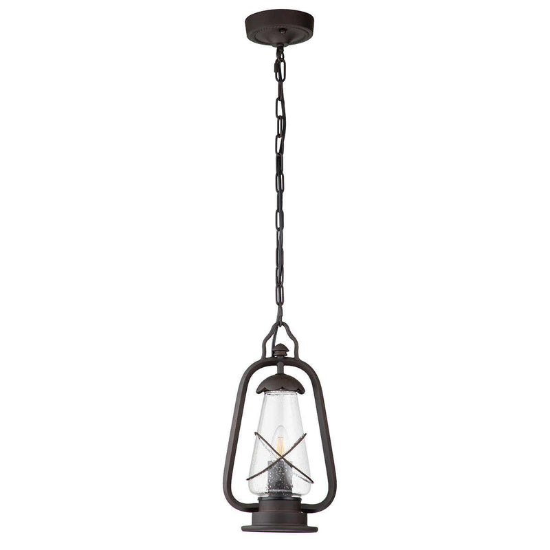 Elstead Miners Old Bronze Outdoor Pendant Light - IP44