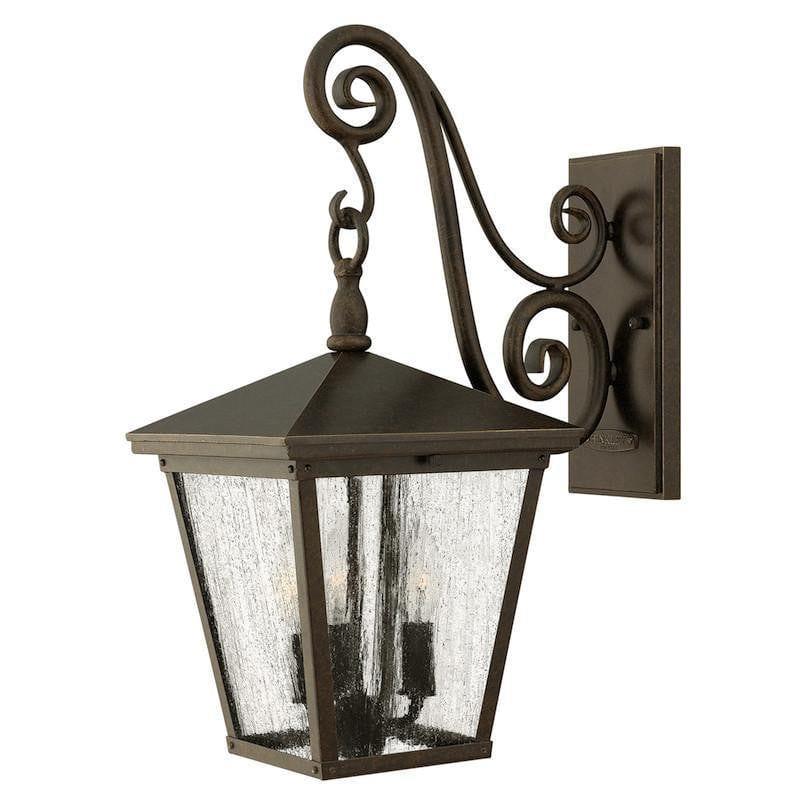 Elstead Trellis Regency Bronze Medium Outdoor Wall Lantern 1