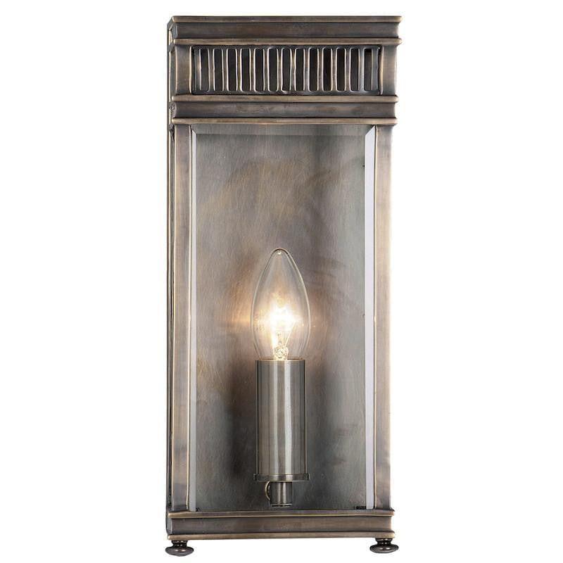 Elstead Holborn Dark Bronze Finish Small Outdoor Wall Light 1