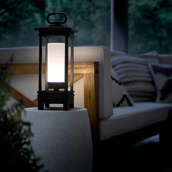 Kichler South Hope Portable Lantern with Bluetooth Speaker