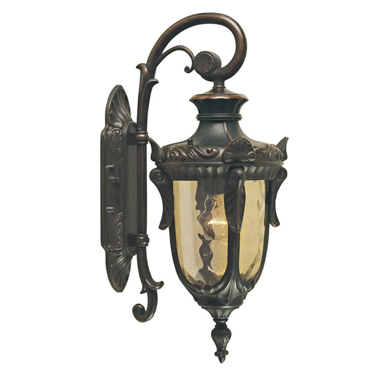 Philadelphia 1 Lt Small Outdoor Down Wall Lantern - Bronze 1